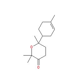 Strukturformel von Alpha-Bisabolonoxid