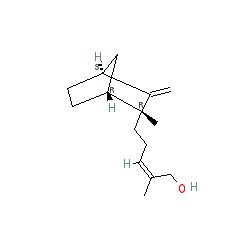 Strukturformel von Epi-Beta-Santalol