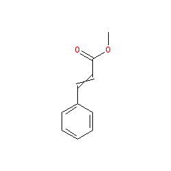 Strukturformel von Methylcinnamat
