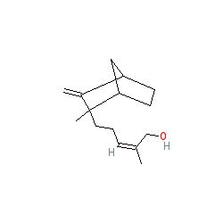 Strukturformel von Z-Beta-Santalol